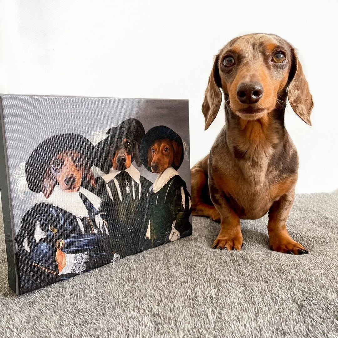 The Three Musketeers - Custom Pet Canvas