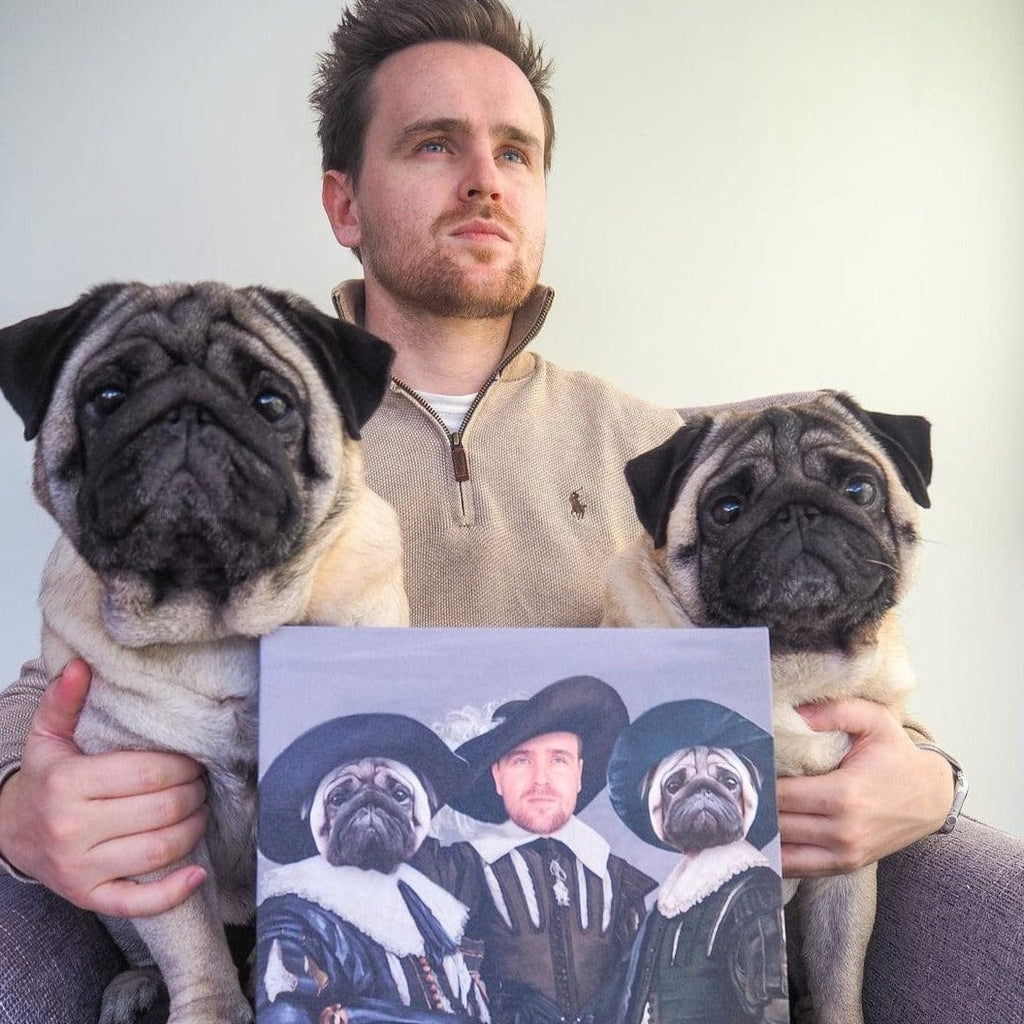 The Three Musketeers - Custom Pet Canvas