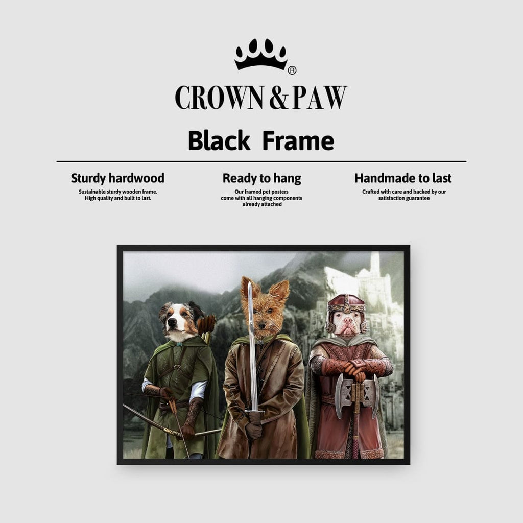 The Three Pawtectors - Custom Pet Poster