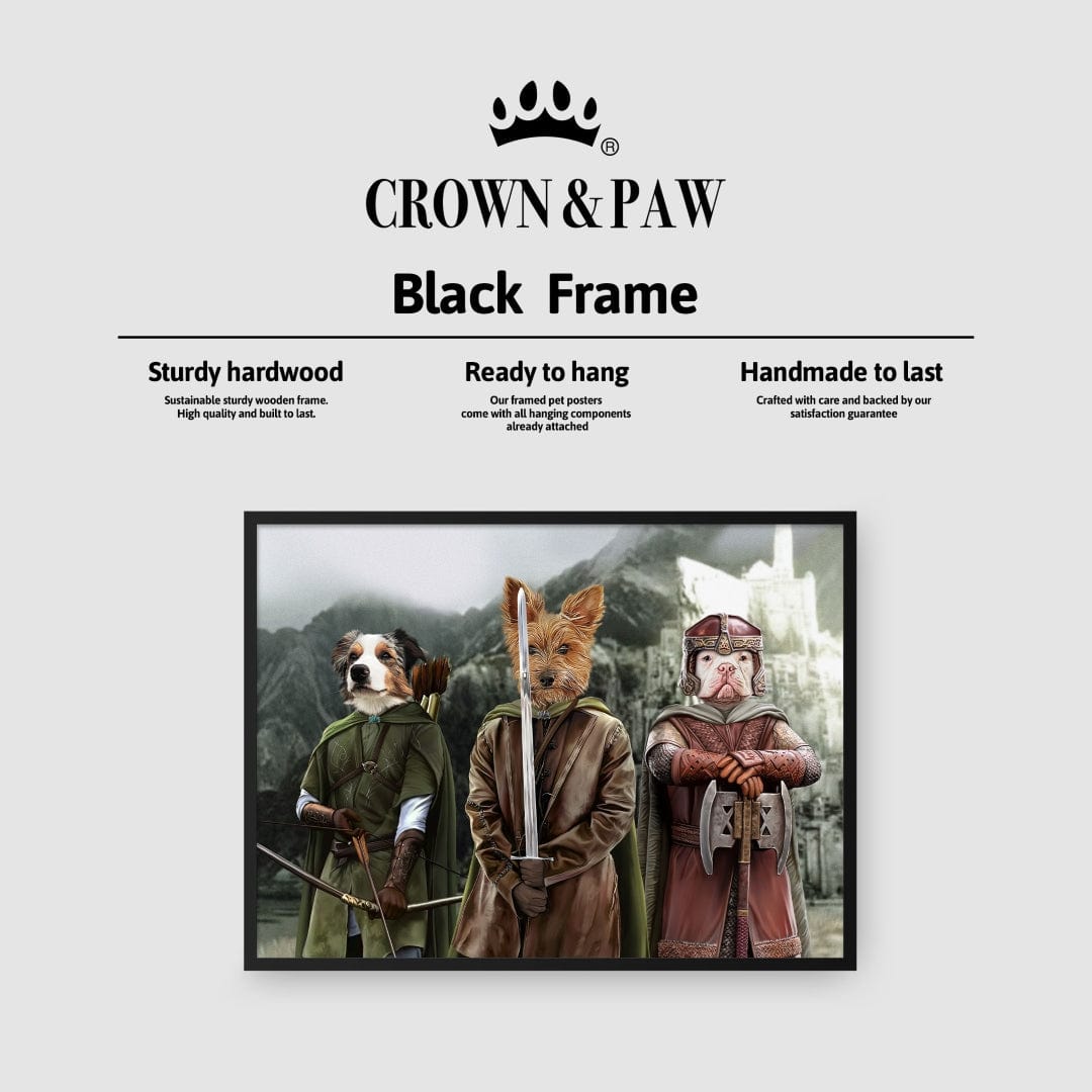 The Three Pawtectors - Custom Pet Poster
