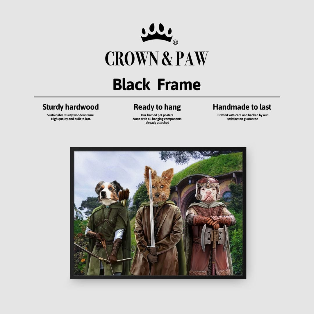 The Three Pawtectors - Custom Pet Poster