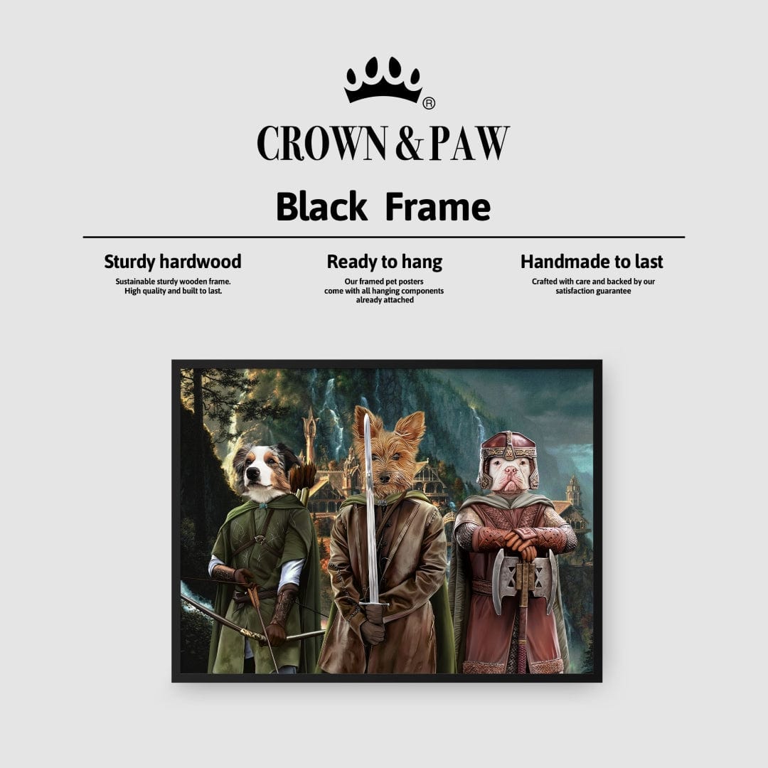 The Three Pawtectors - Custom Pet Poster