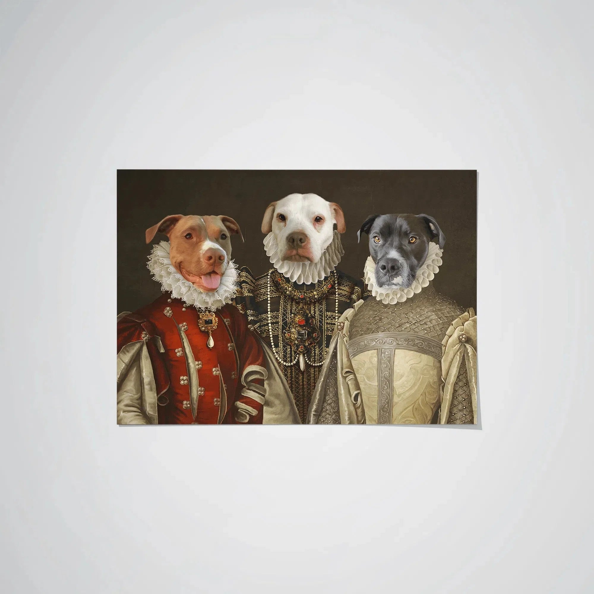 "Crown and Paw - Poster The Three Queens - Custom Pet Poster 8.3"" x 11.7"" / Unframed"