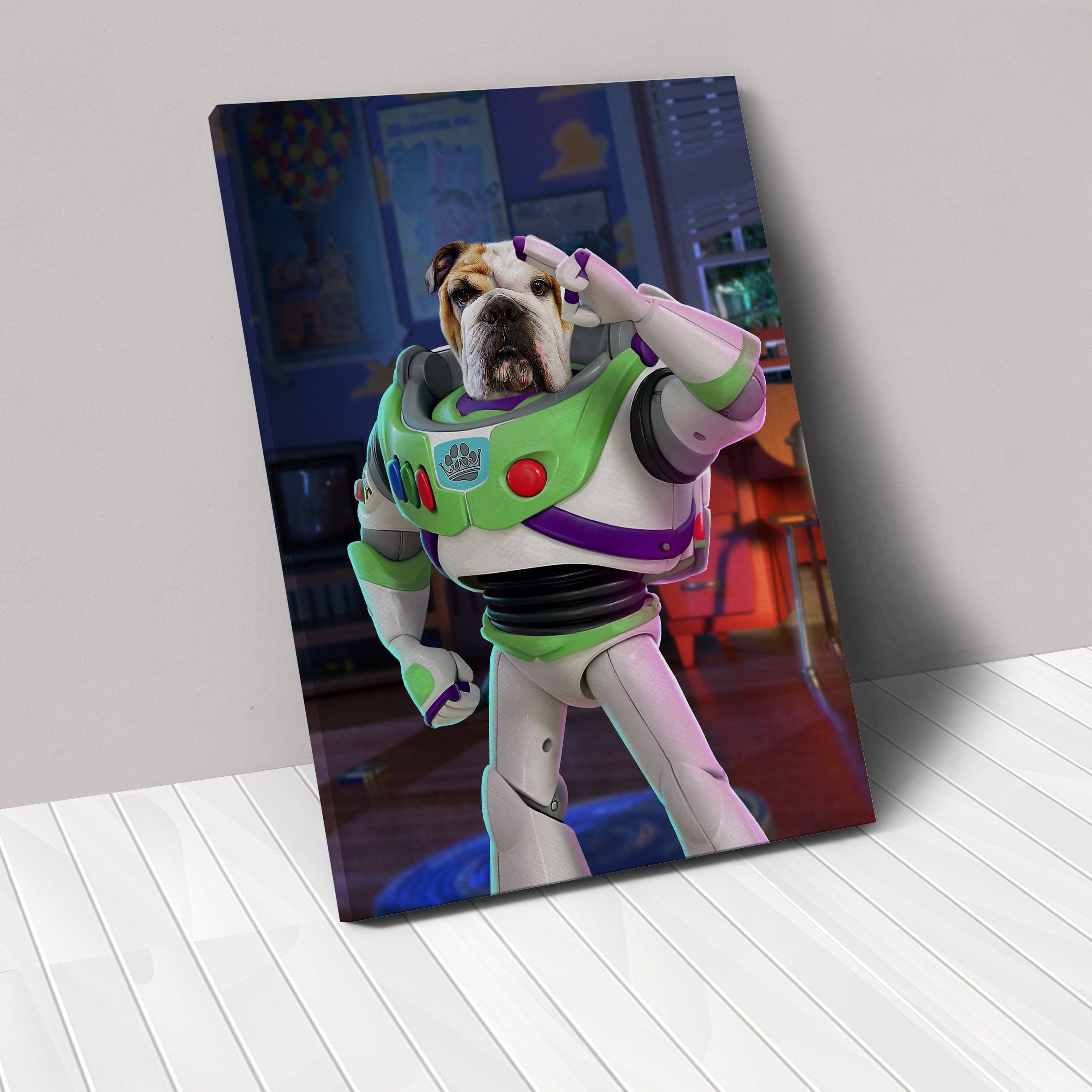 The Toy Astronaut - Custom Pet Canvas