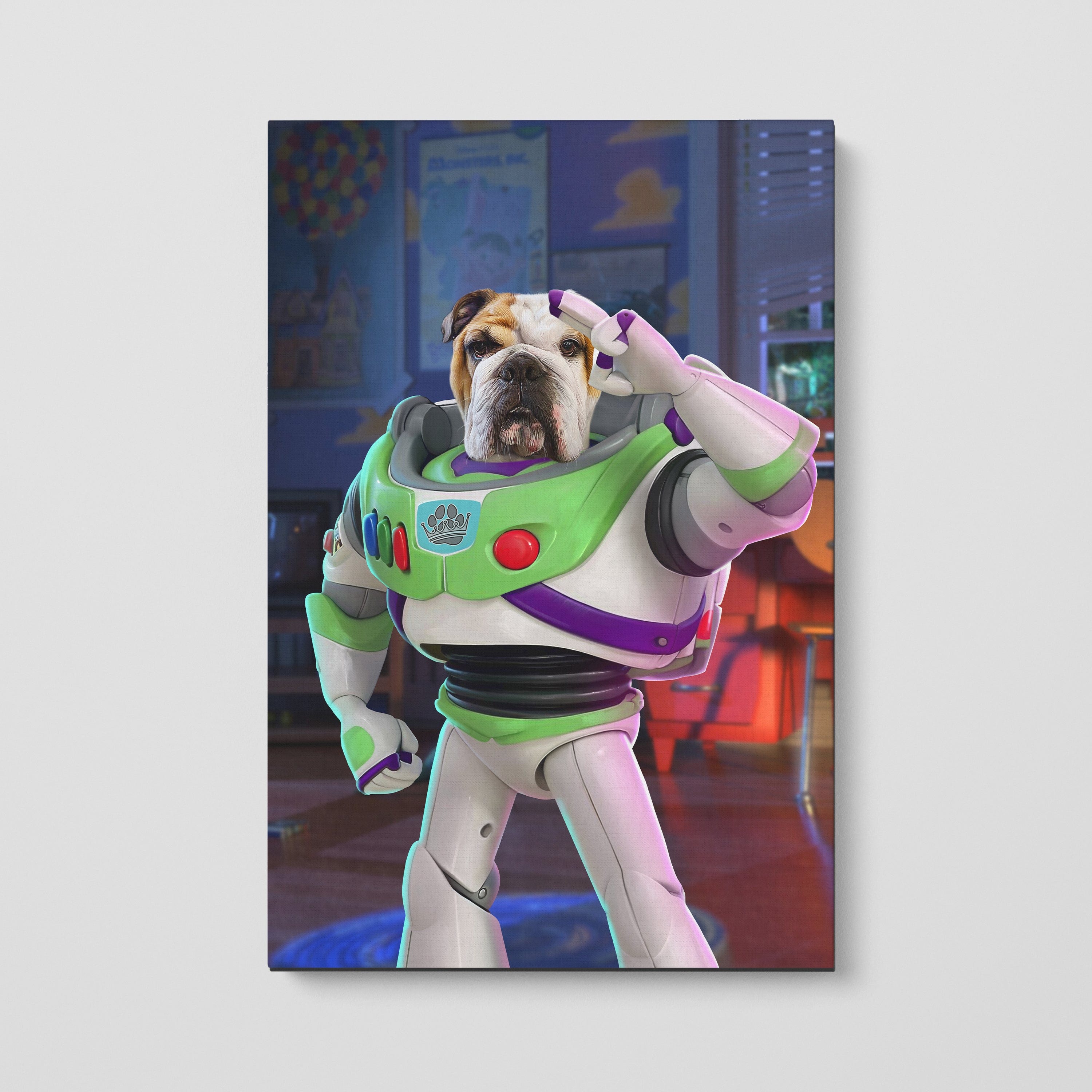 The Toy Astronaut - Custom Pet Canvas