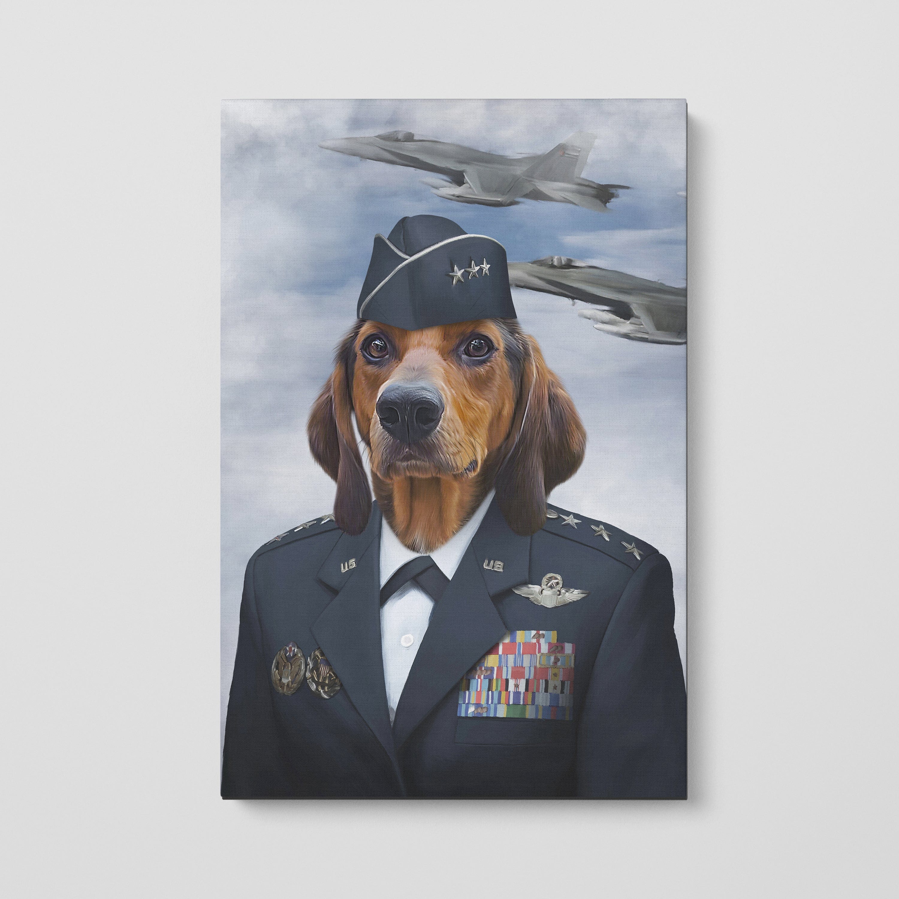 The Female Air Force - Custom Pet Canvas