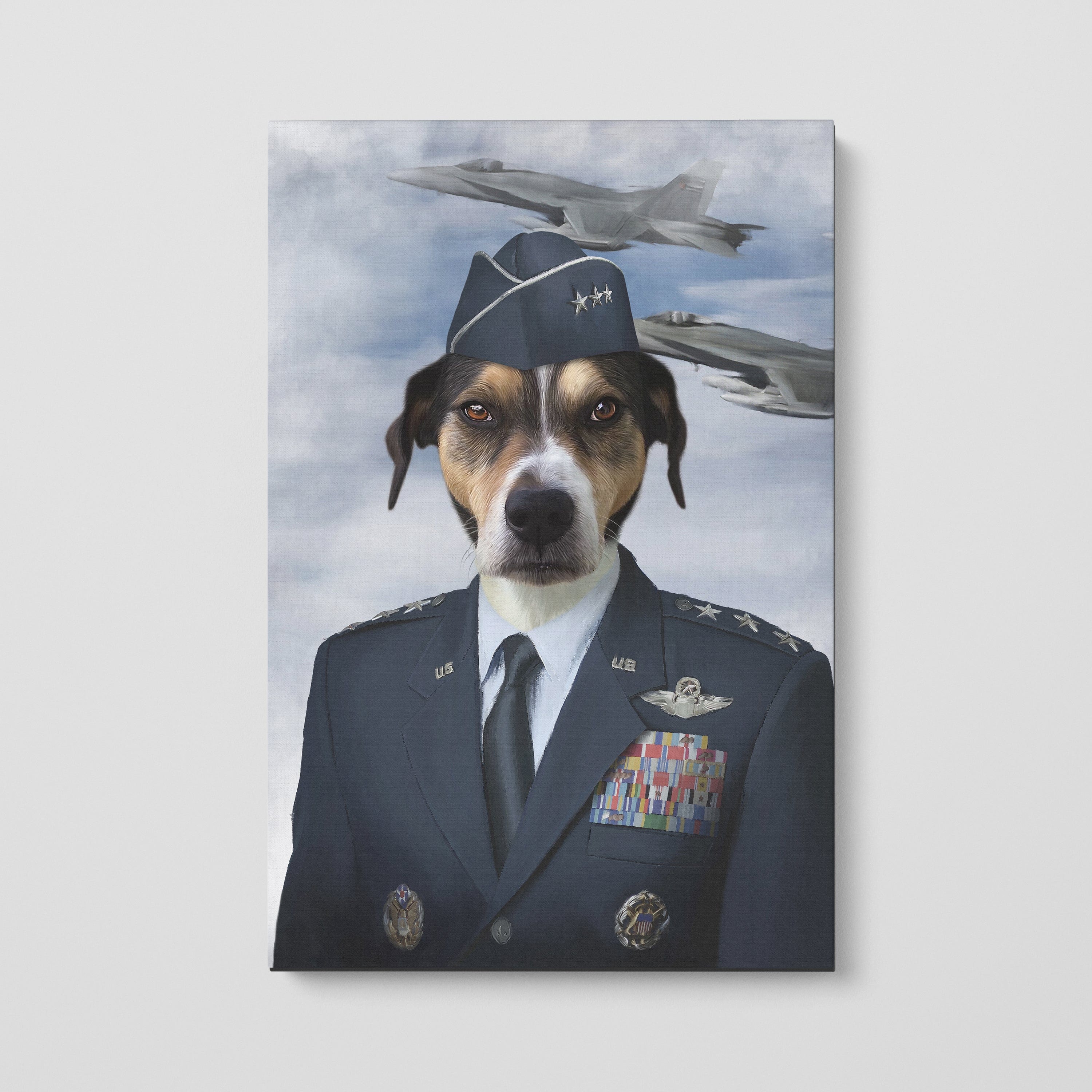 The Male Air Force - Custom Pet Canvas