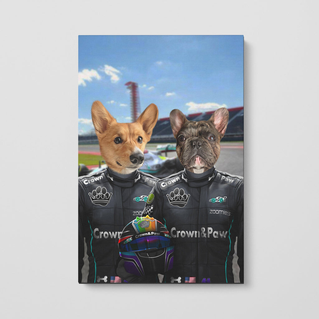 The Veteran Drivers - Custom Pet Canvas