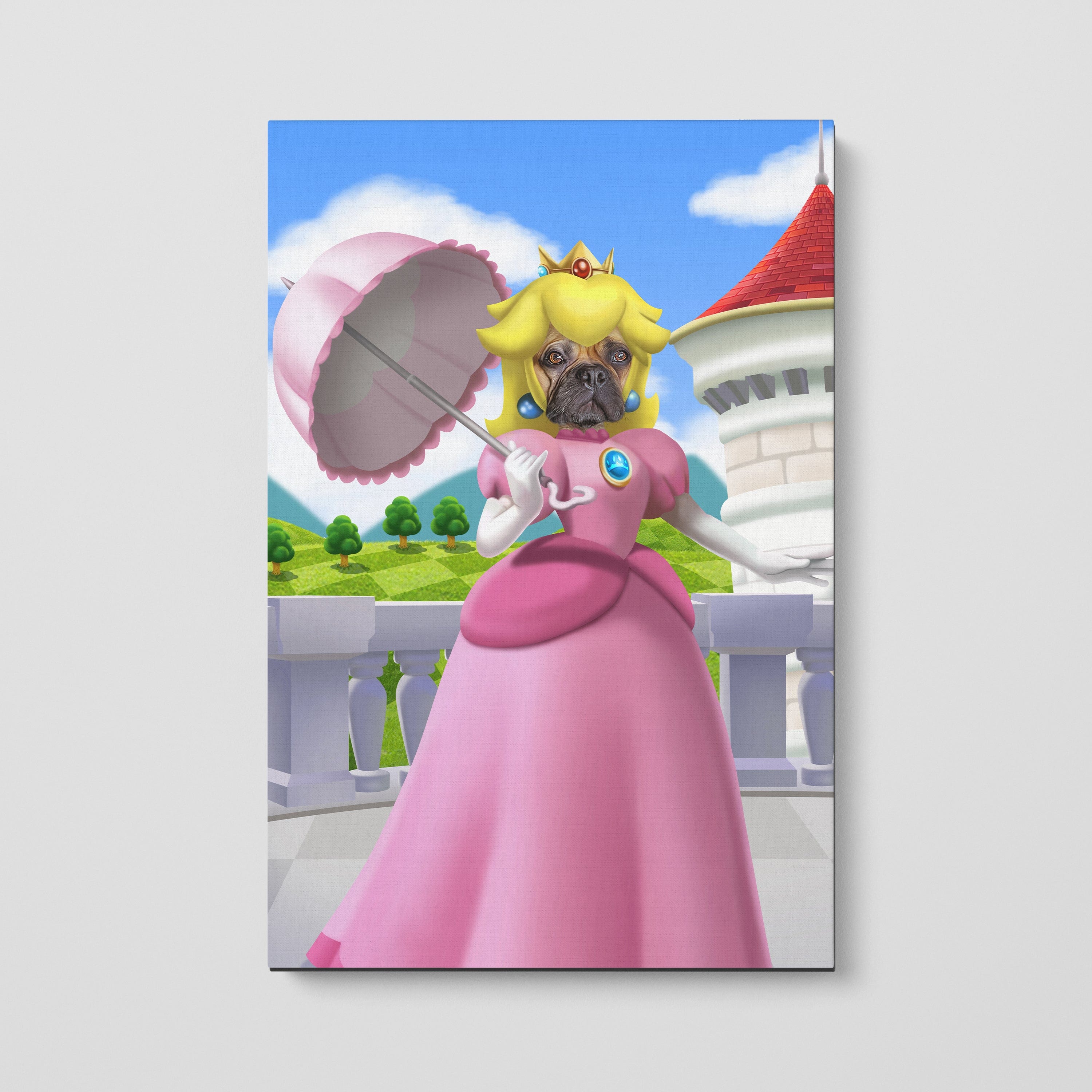 Video Game Princess - Custom Pet Canvas