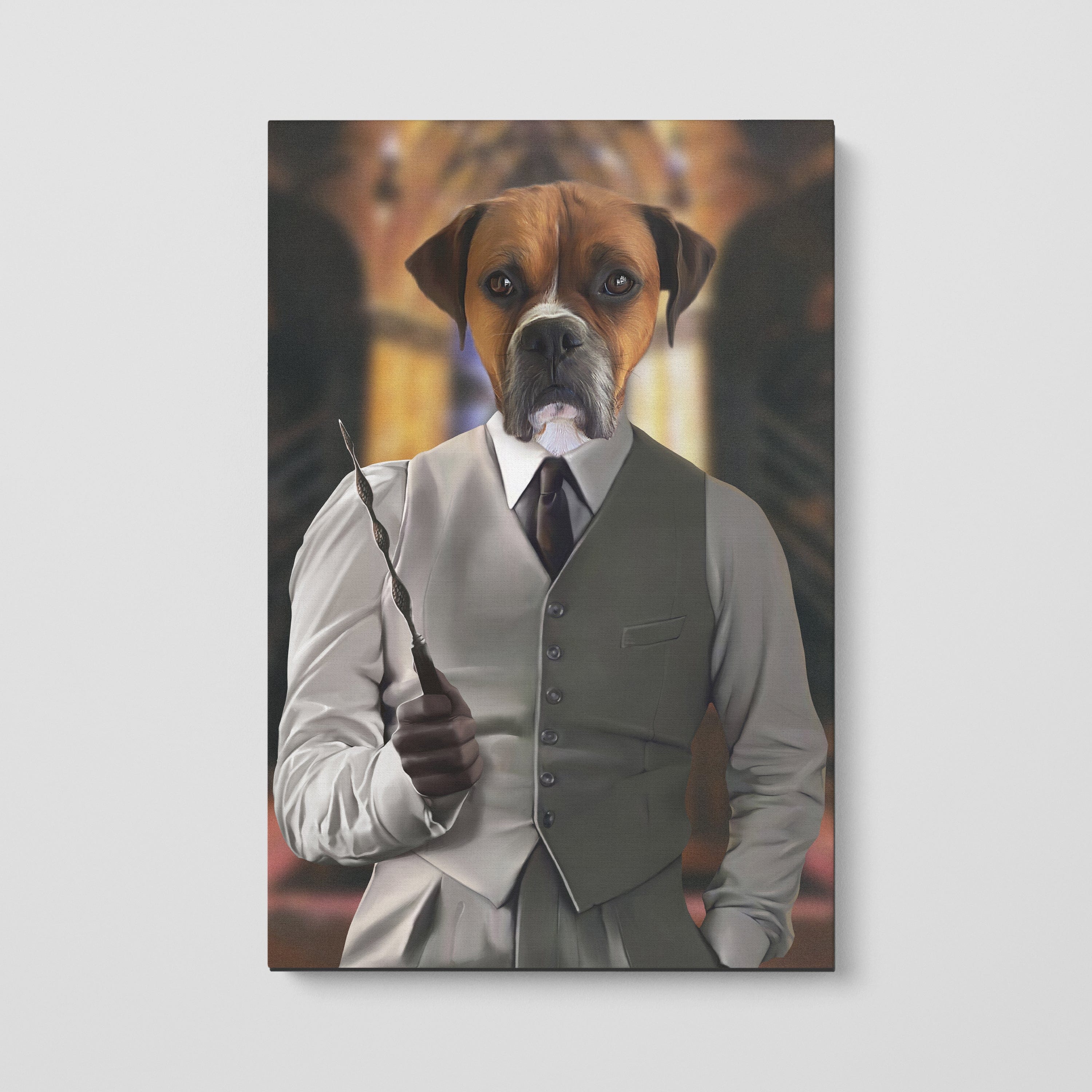 The Wise Wizard - Custom Pet Canvas