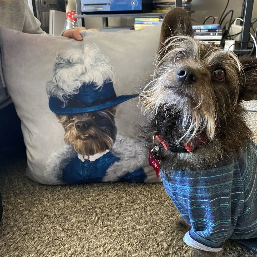 The Boa Lady - Custom Throw Pillow