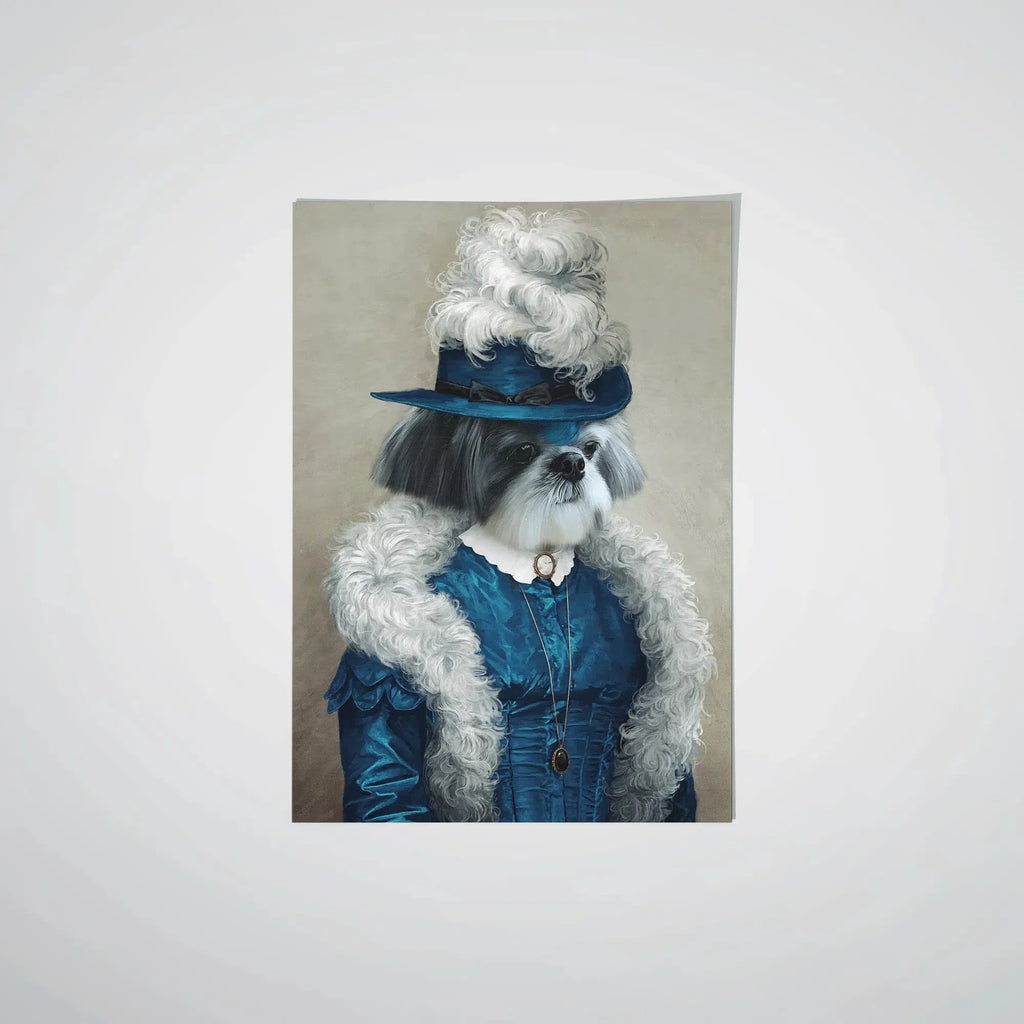 "Crown and Paw - Poster The Boa Lady - Custom Pet Poster 8.3"" x 11.7"" / Unframed"