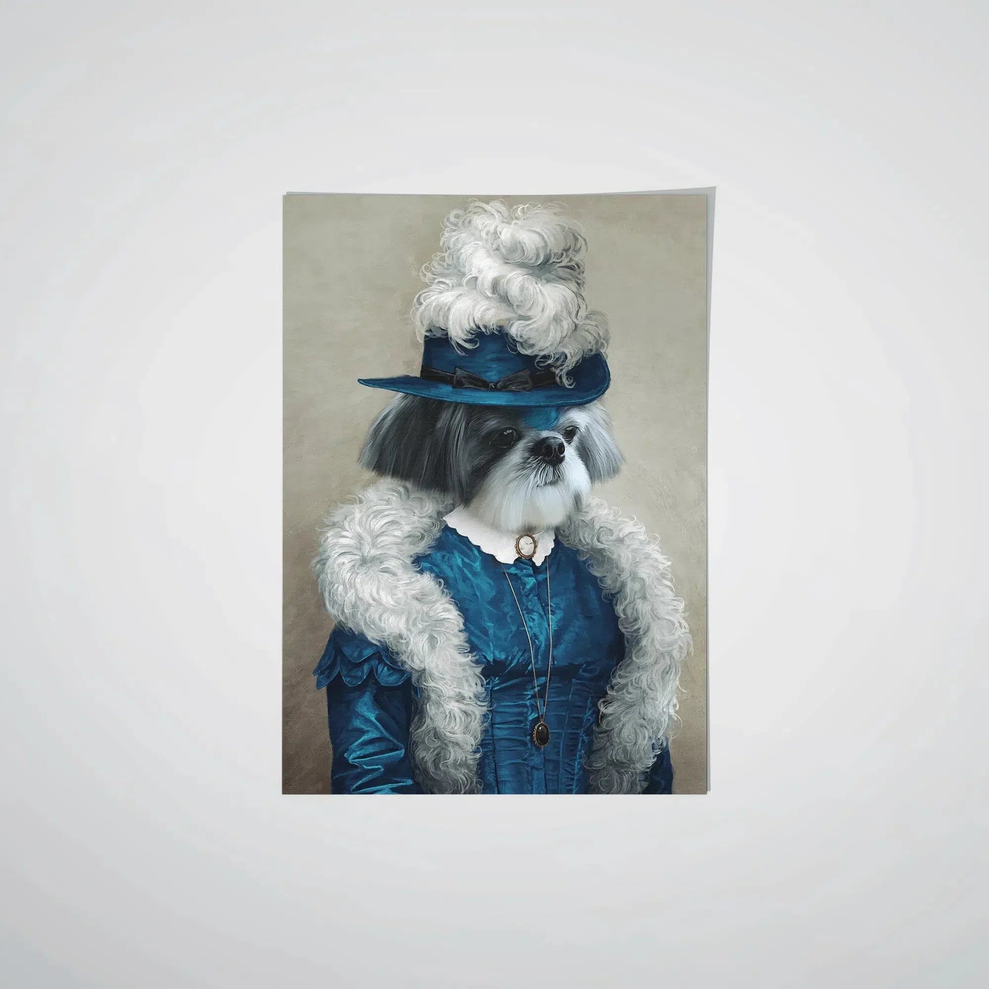 "Crown and Paw - Poster The Boa Lady - Custom Pet Poster 8.3"" x 11.7"" / Unframed"