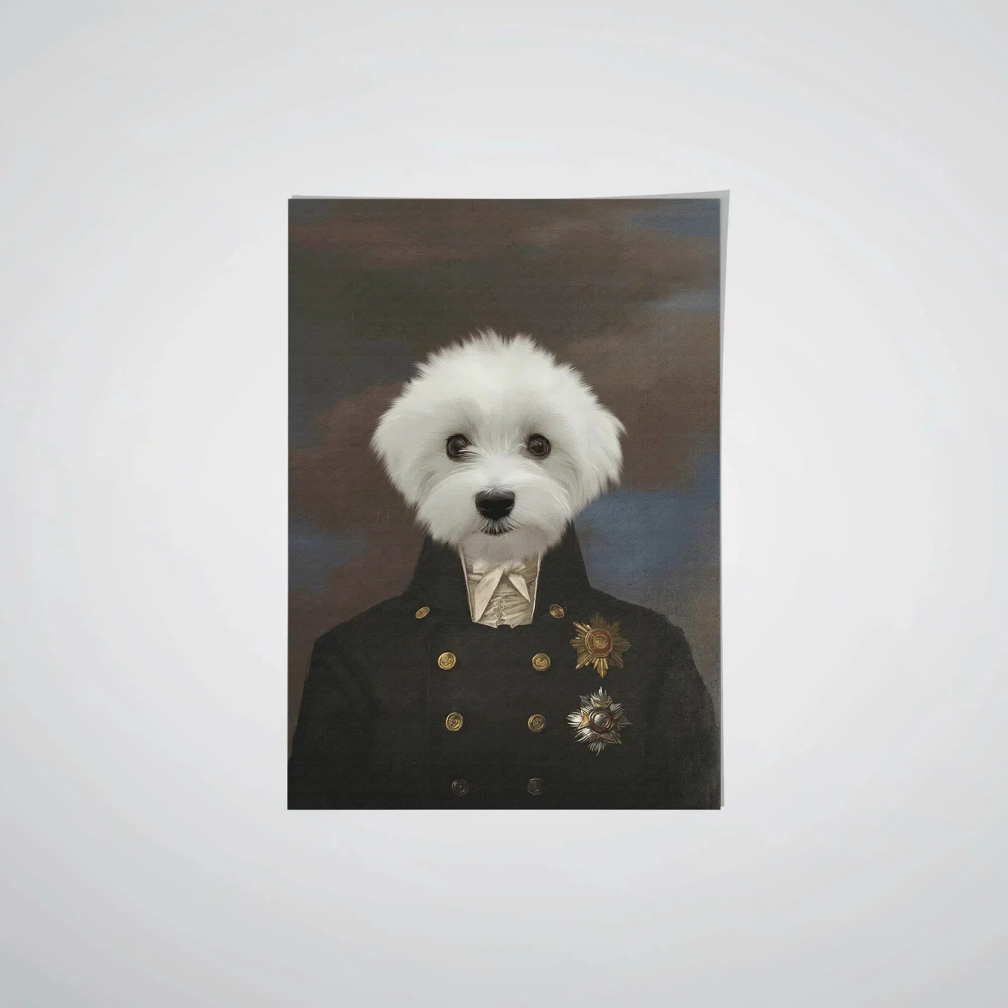 "Crown and Paw - Poster The Captain - Custom Pet Poster 8.3"" x 11.7"" / Unframed"