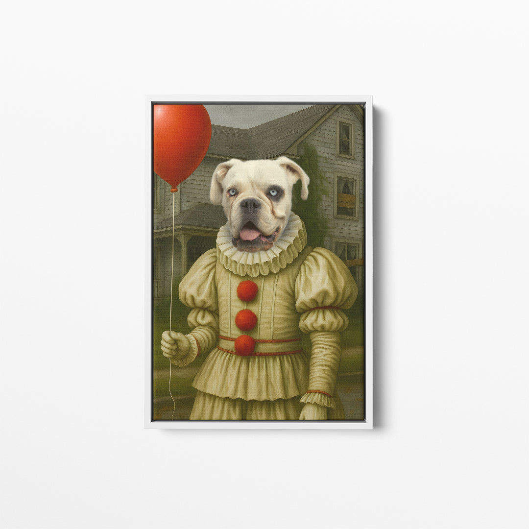 The Dancing Clown - Custom Pet Canvas