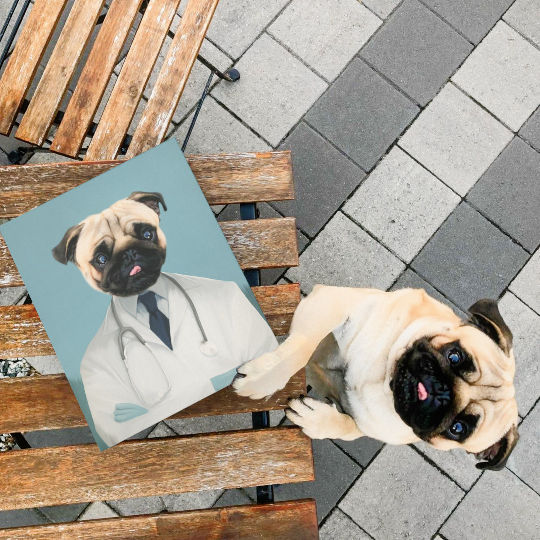 The Doctor - Custom Pet Canvas