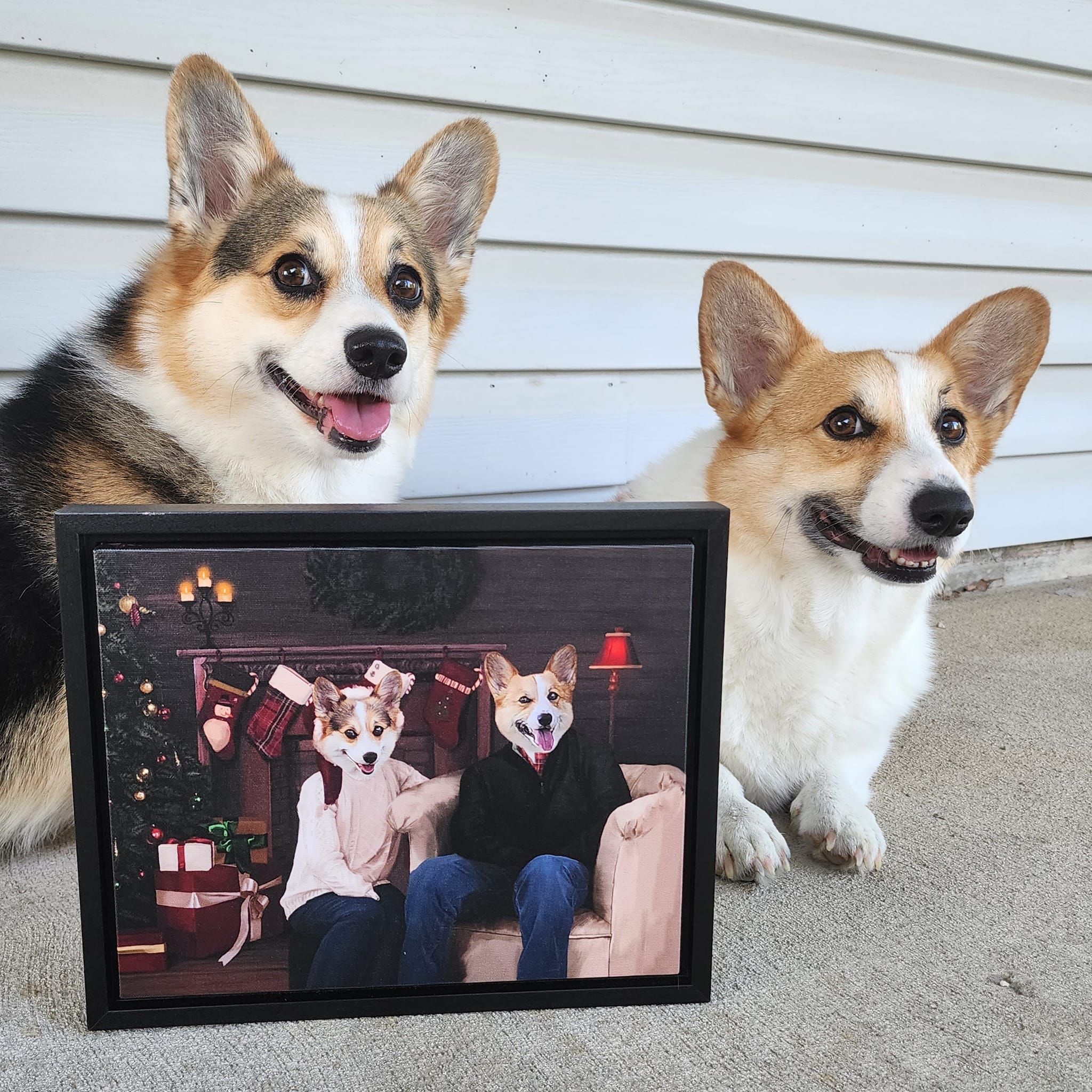 The Family Christmas - Custom Pet Canvas