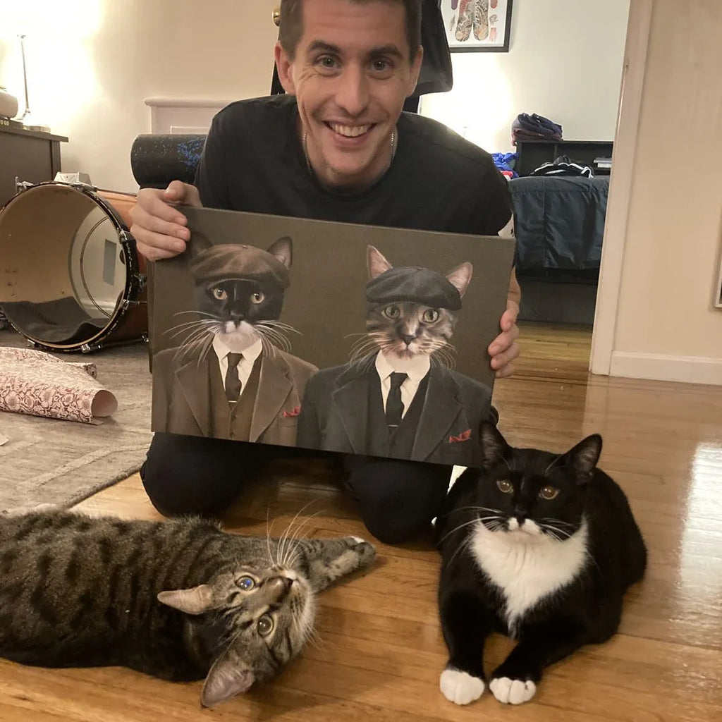 The Gangster Brothers - Custom Pet Canvas