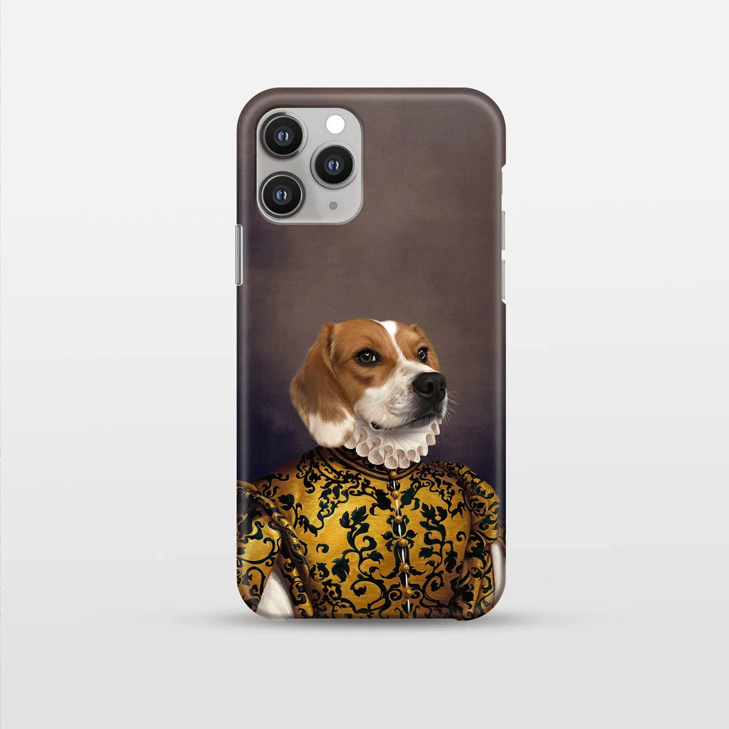Crown and Paw - Phone Case The Golden Queen - Custom Pet Phone Case