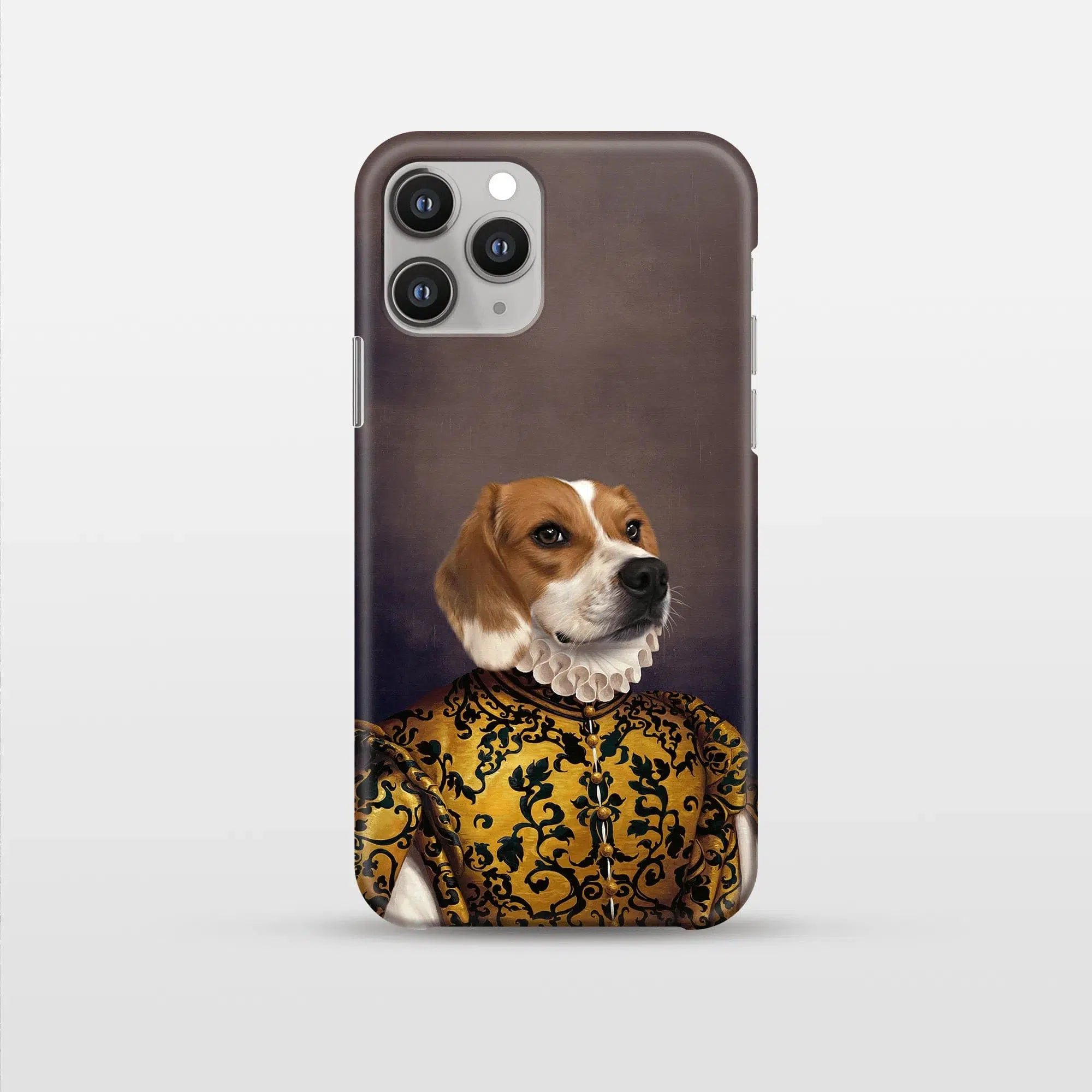 Crown and Paw - Phone Case The Golden Queen - Custom Pet Phone Case
