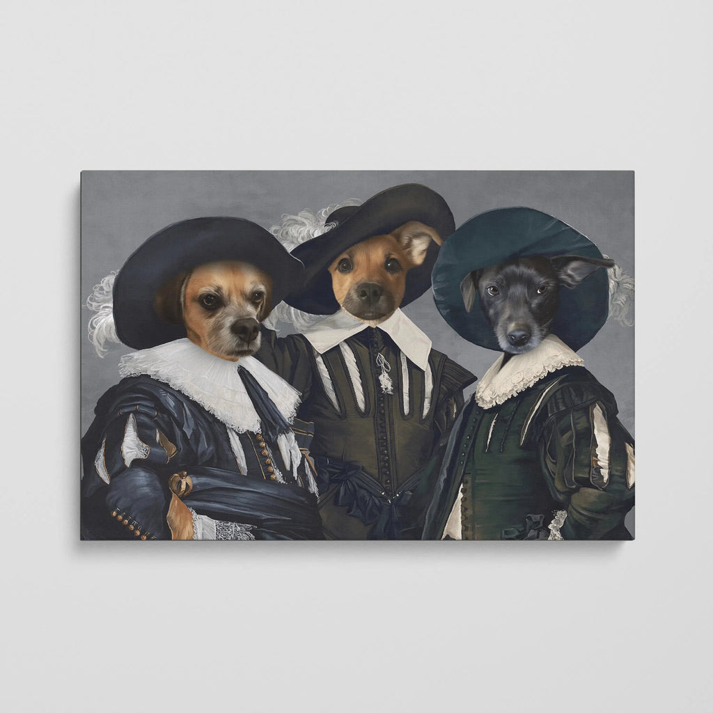 The Three Musketeers - Custom Pet Canvas