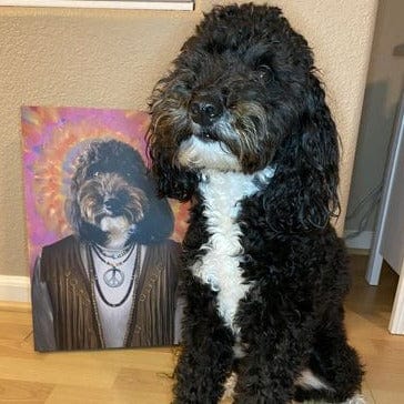The Hippie - Custom Pet Canvas