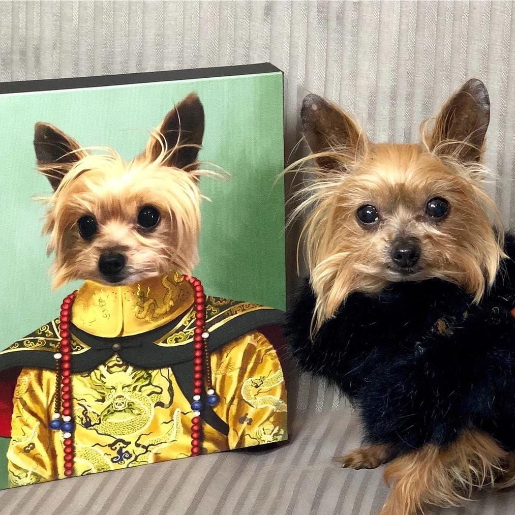 The Chinese Emperor - Custom Pet Canvas