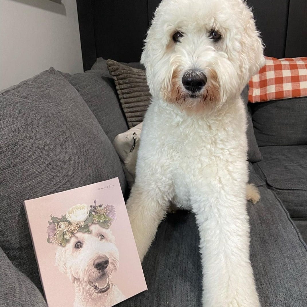 Full Bloom Pet Portrait - Custom Canvas