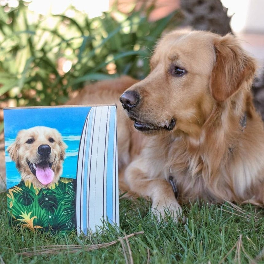 The Surfer - Custom Pet Canvas