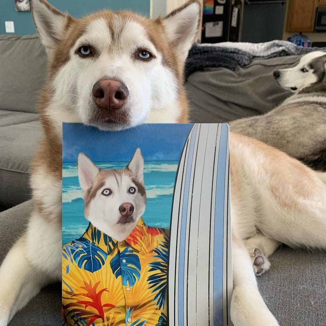 The Surfer - Custom Pet Canvas