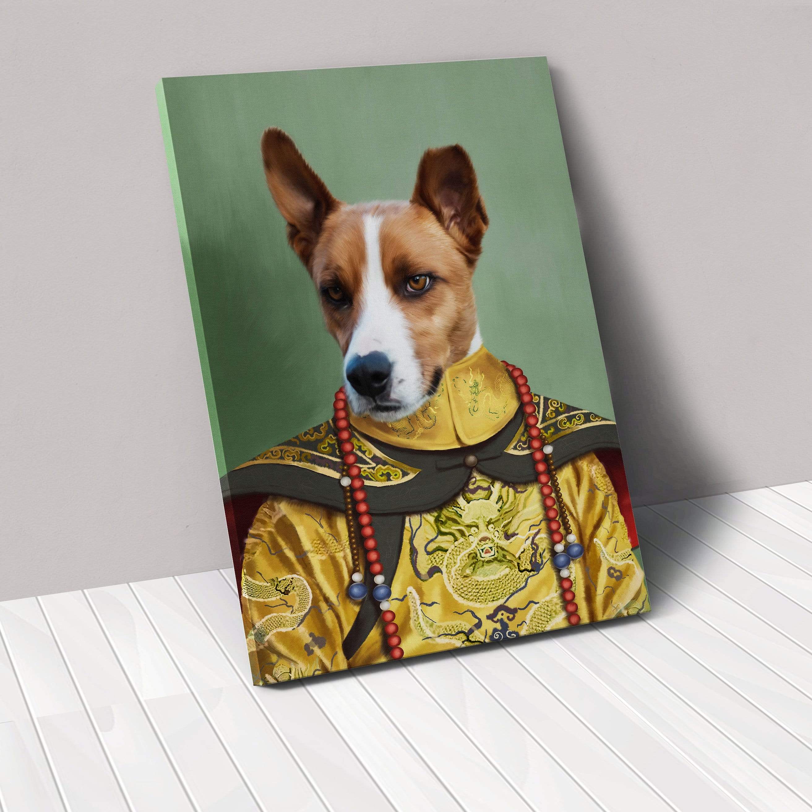 The Chinese Emperor - Custom Pet Canvas