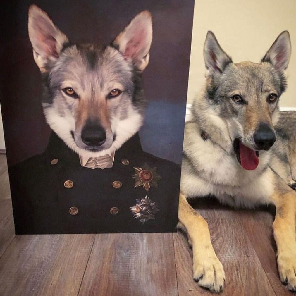 The Captain - Custom Pet Canvas