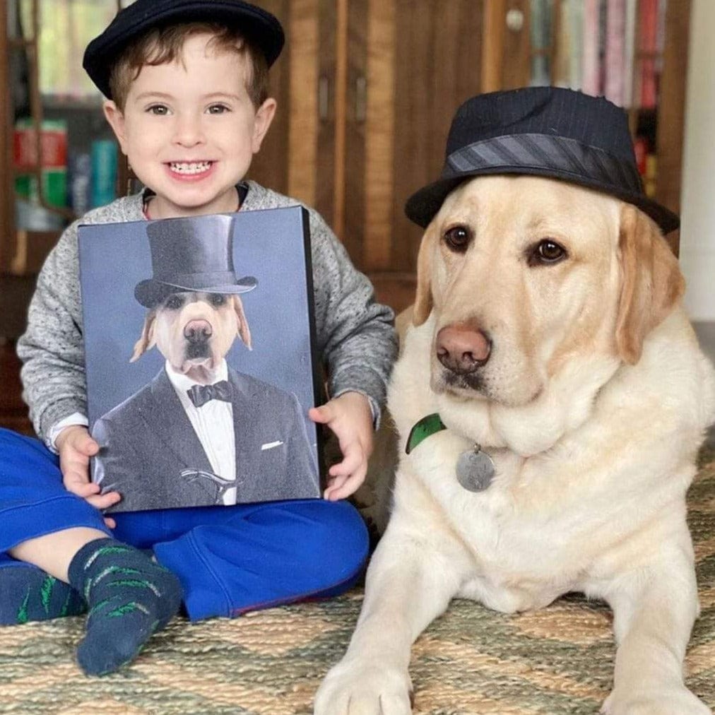 The Gentleman - Custom Pet Canvas
