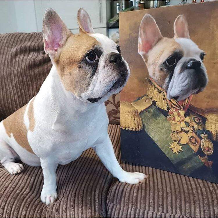 The Colonel - Custom Pet Canvas