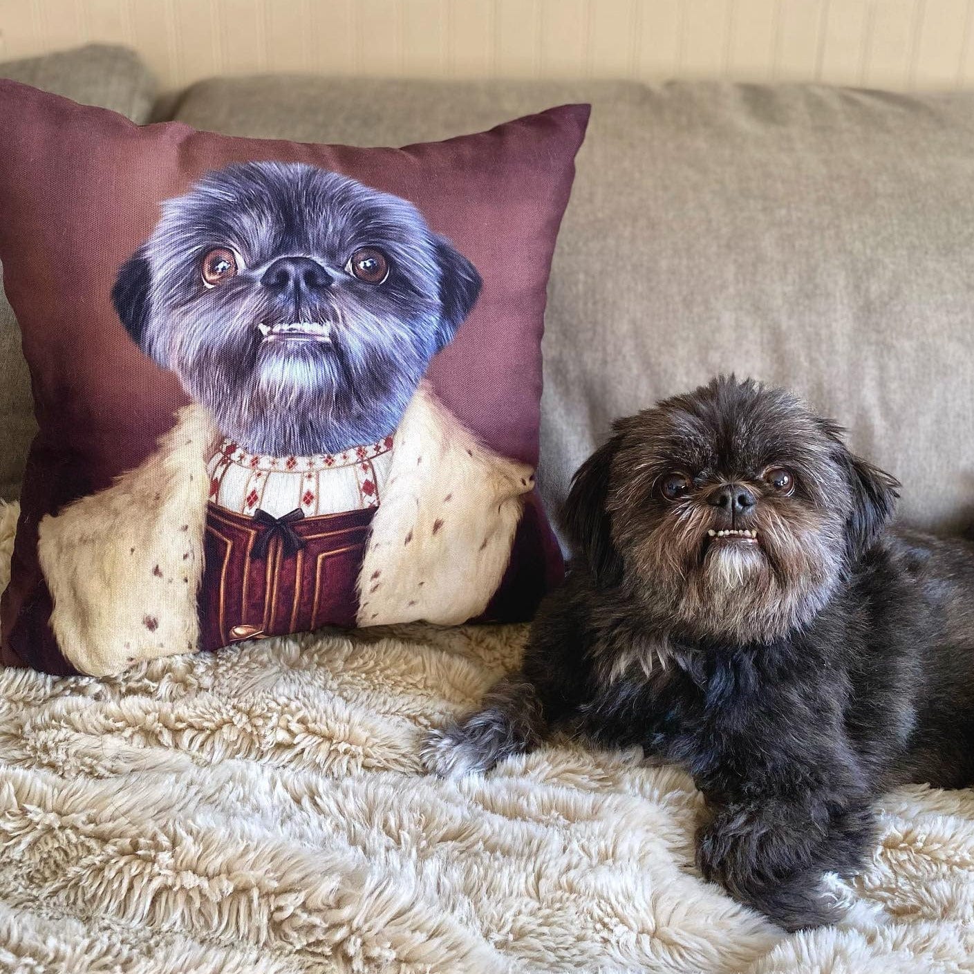 The Young King - Custom Throw Pillow