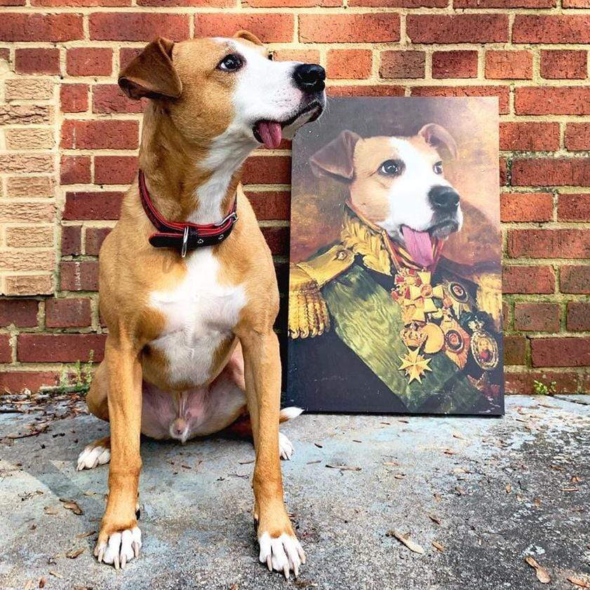 The Colonel - Custom Pet Canvas