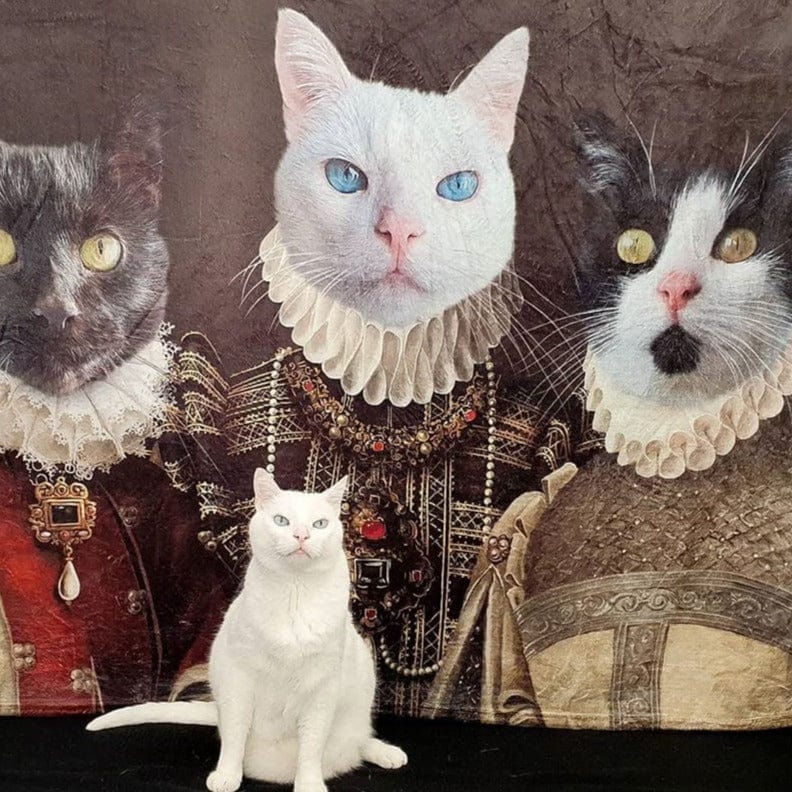 The Three Queens - Custom Pet Blanket