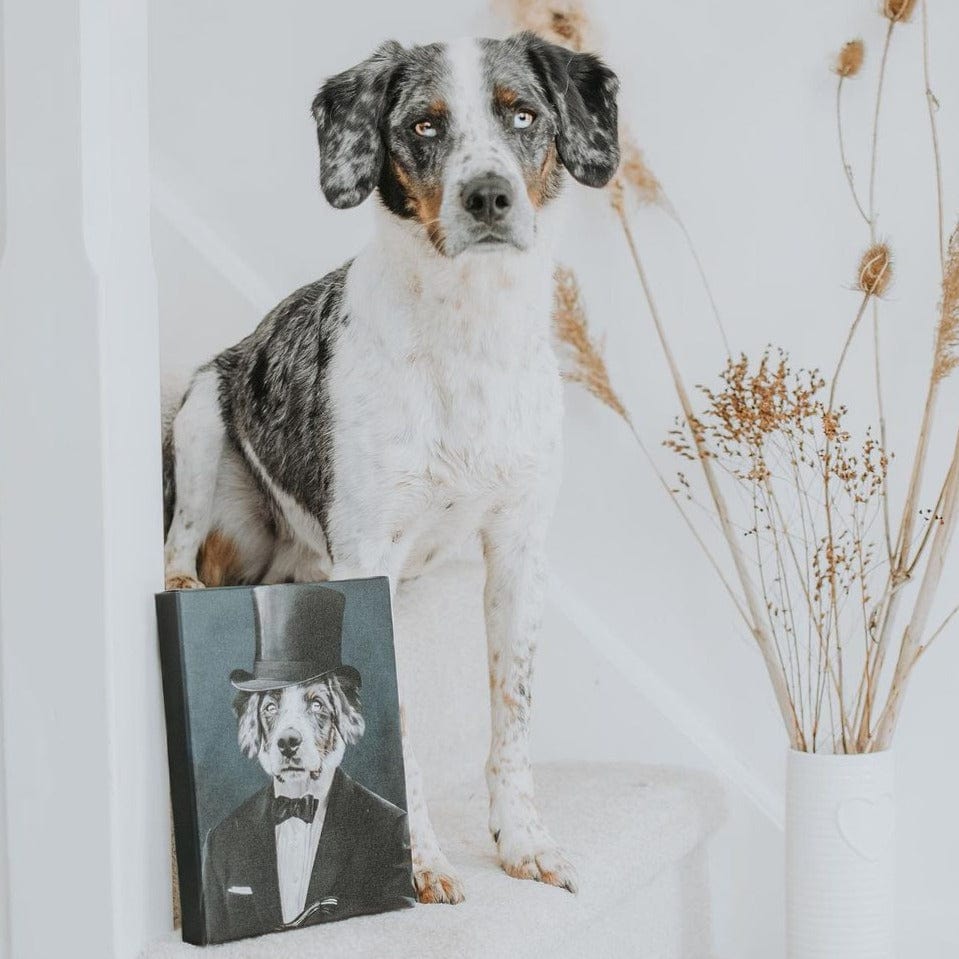 The Gentleman - Custom Pet Canvas