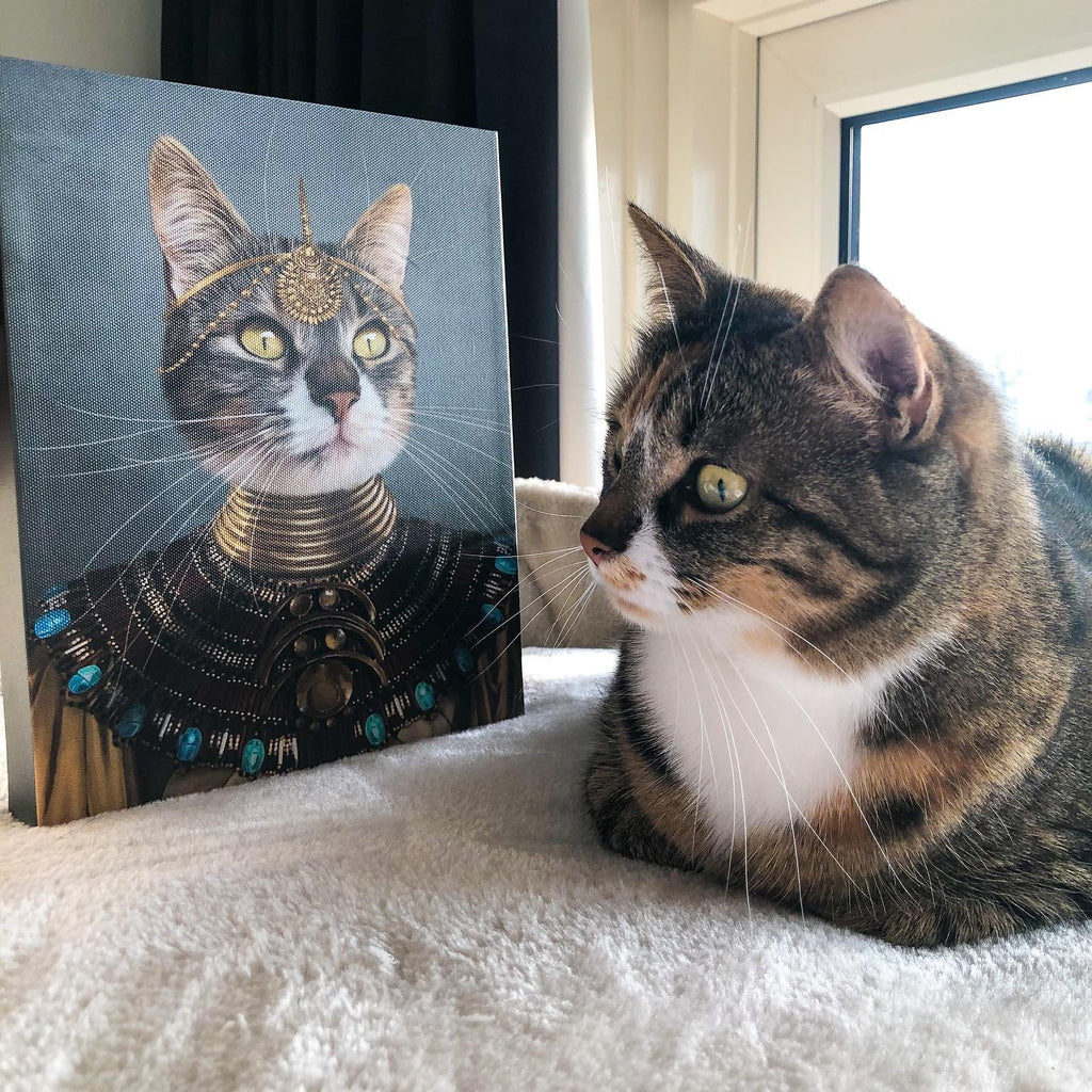 The Nubian Queen - Custom Pet Canvas