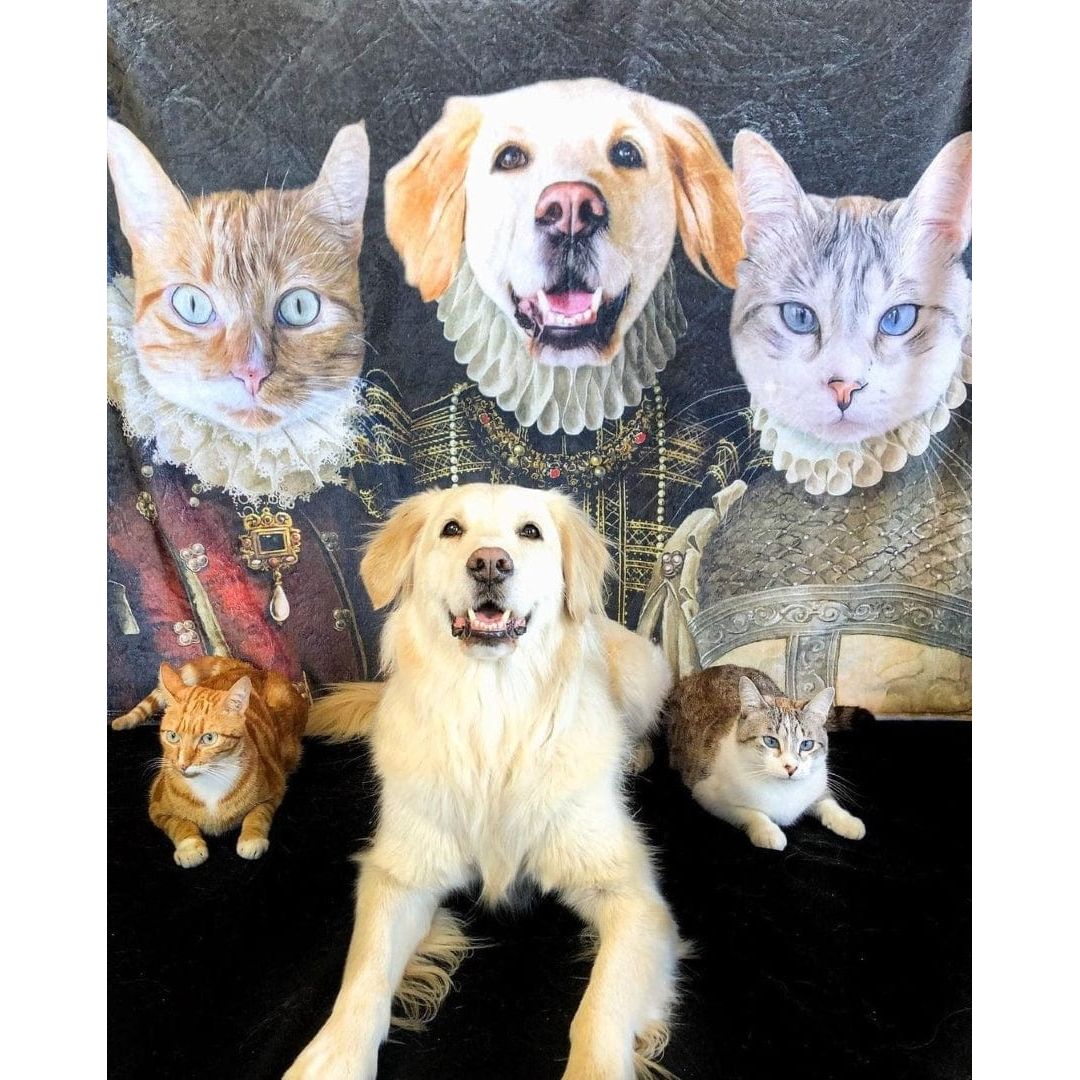 The Three Queens - Custom Pet Blanket