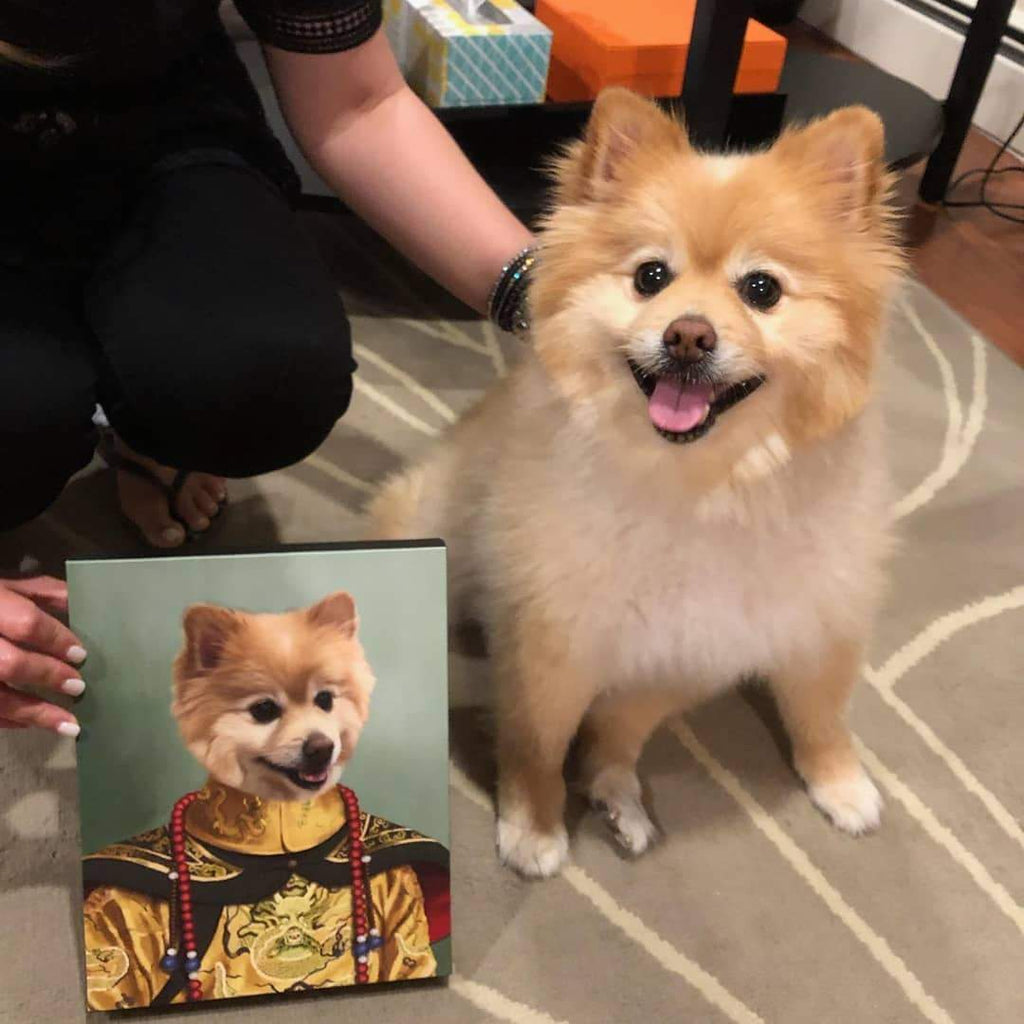 The Chinese Emperor - Custom Pet Canvas
