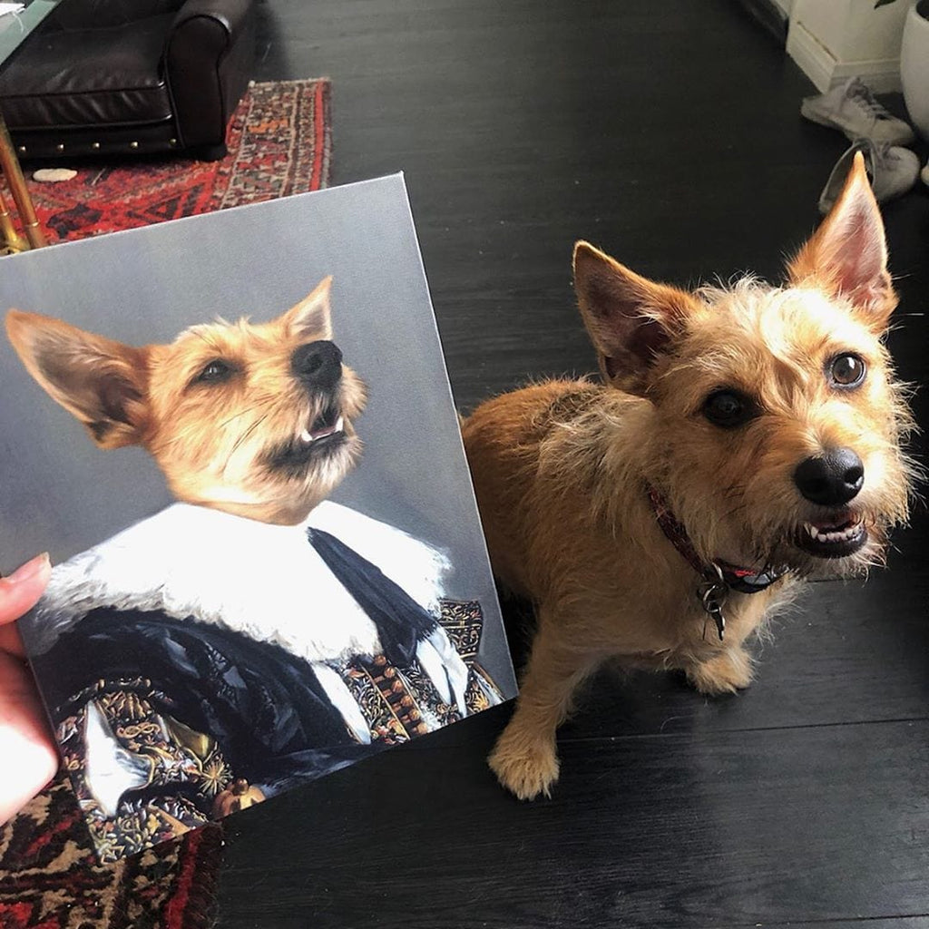 The Laughing Cavalier - Custom Pet Canvas