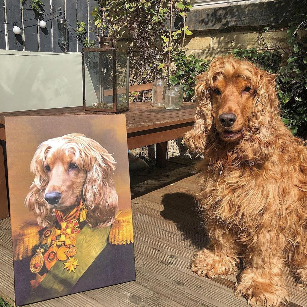 The Colonel - Custom Pet Canvas