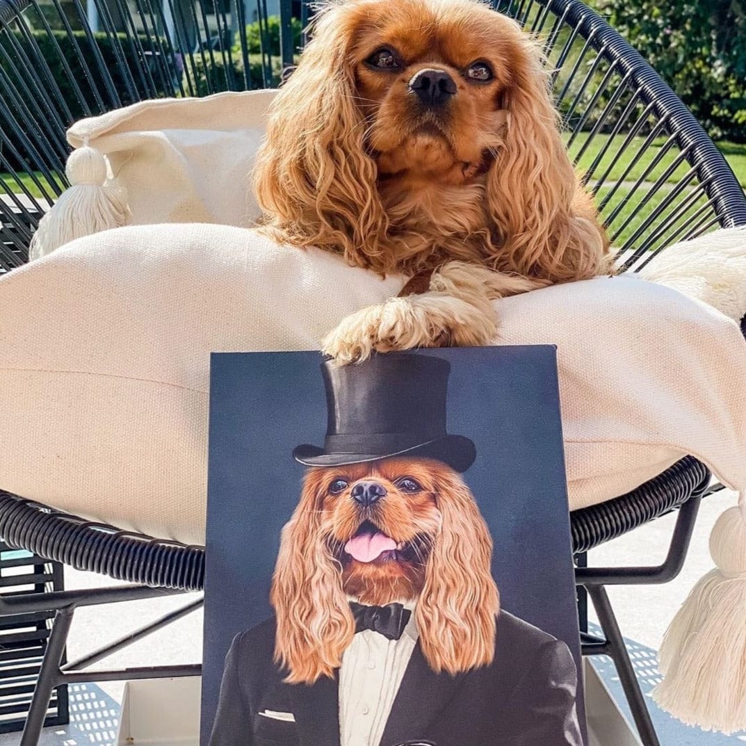 The Gentleman - Custom Pet Canvas