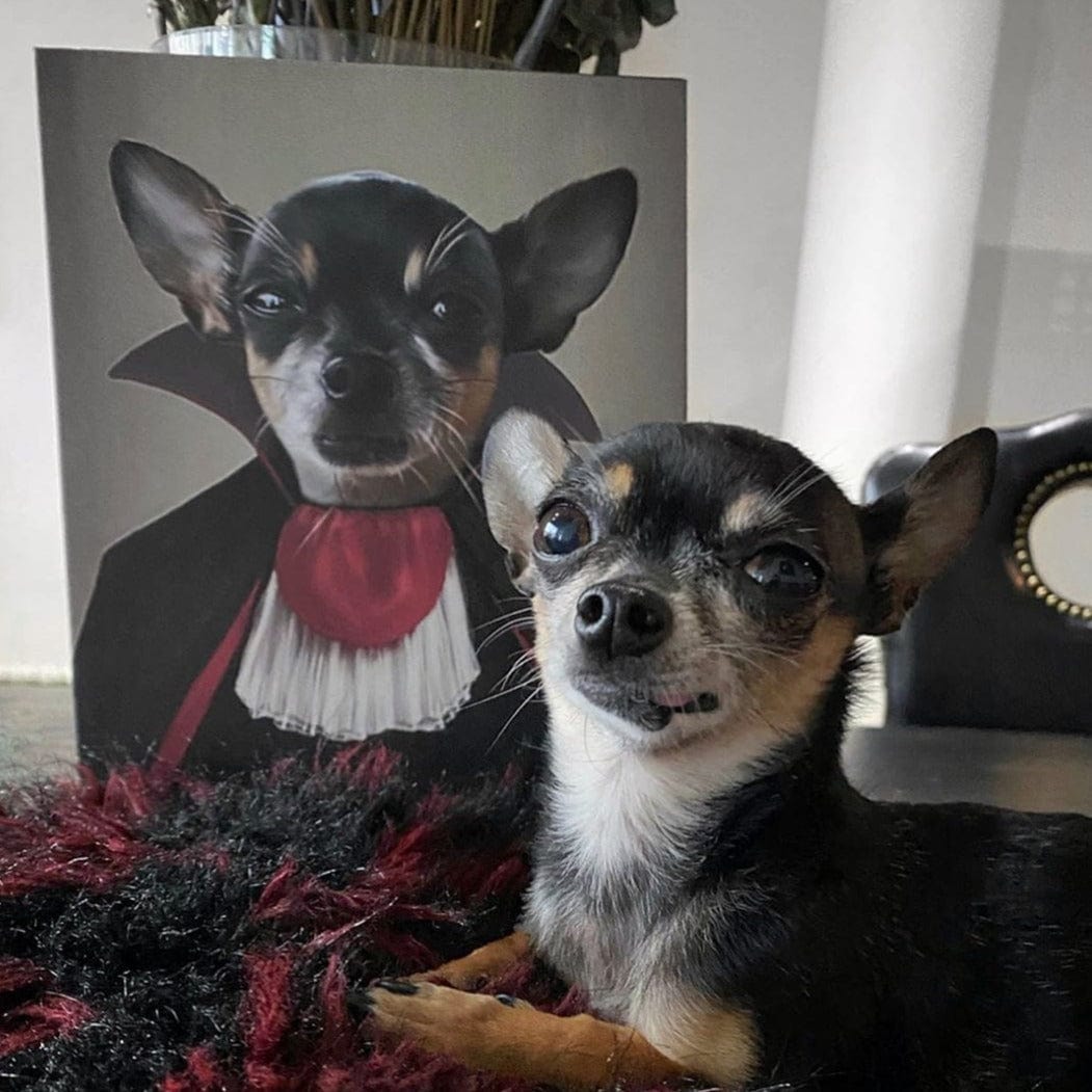 The Vampire - Custom Pet Canvas