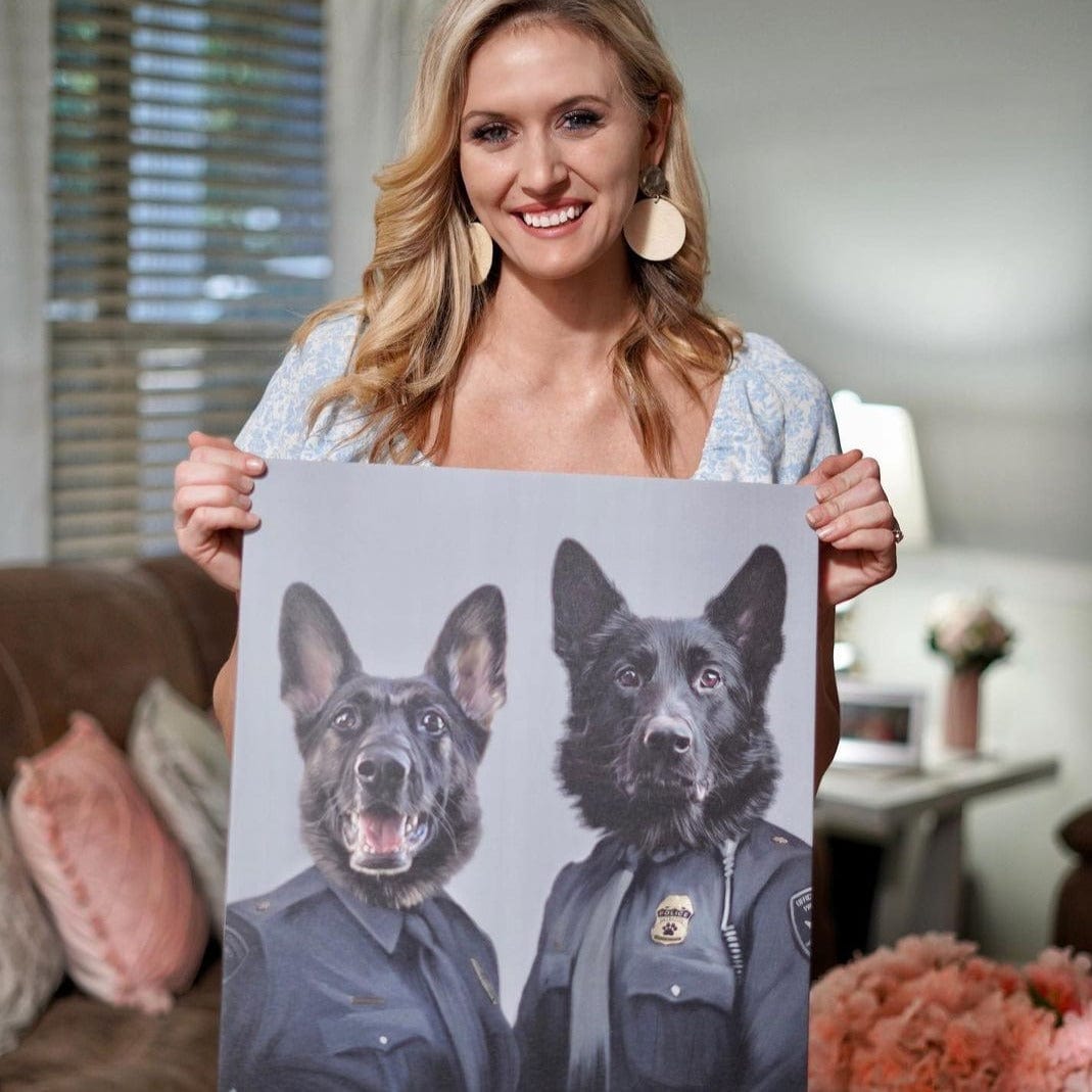 The Officers - Custom Pet Canvas