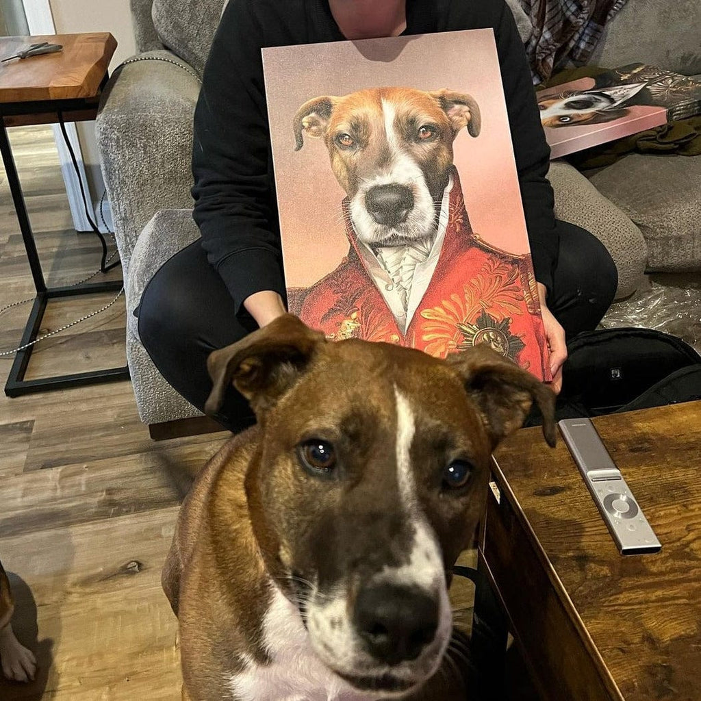 The Red General - Custom Pet Canvas