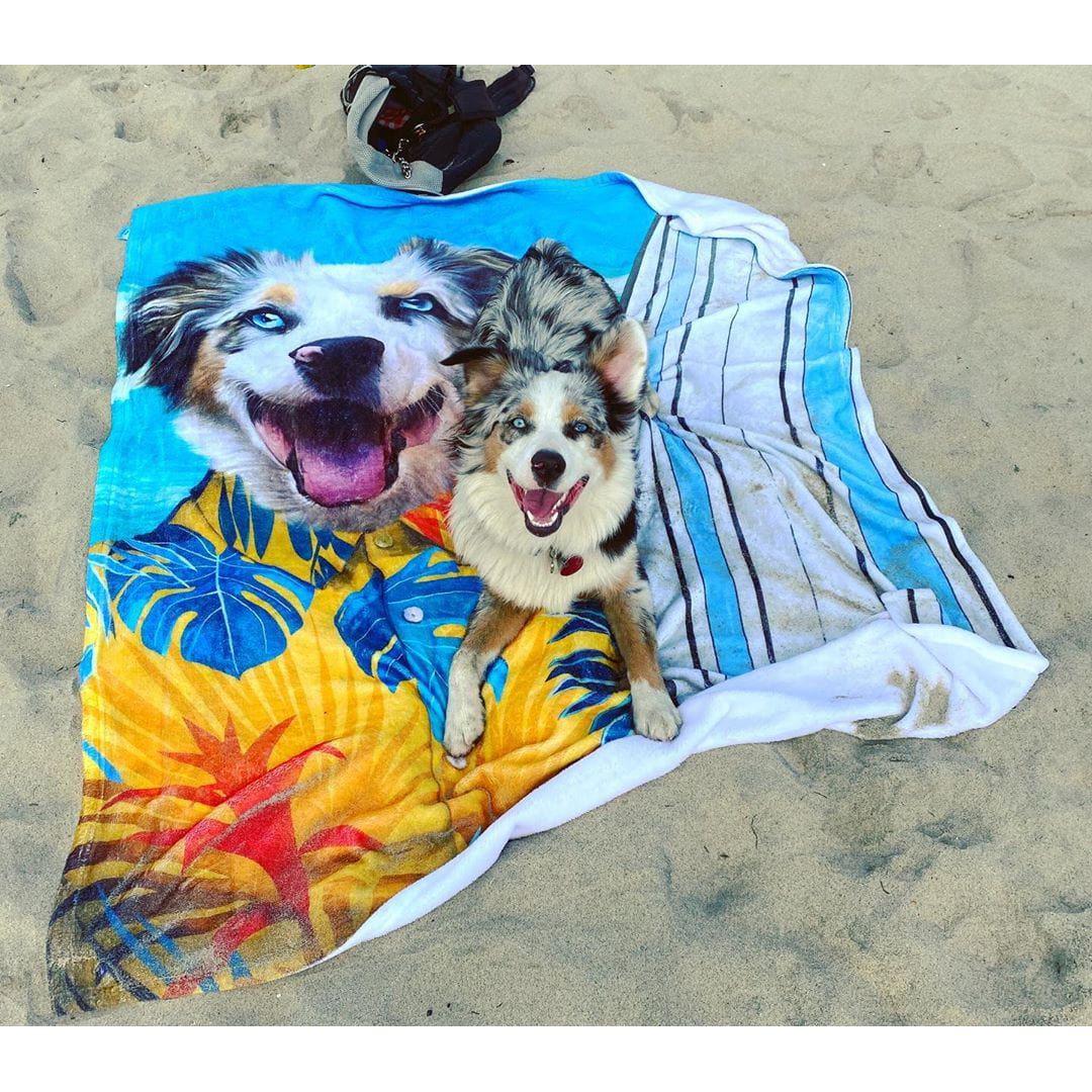 The Surfer - Custom Pet Blanket
