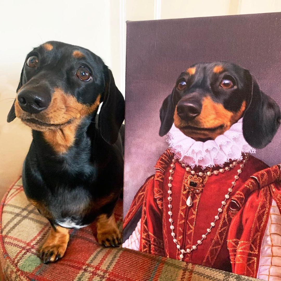 The Queen of Roses - Custom Pet Canvas