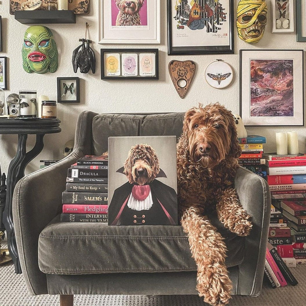 The Vampire - Custom Pet Canvas